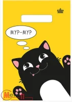 ТЦ100штСумка-пакет 20*30 прор.ручкой Мур-мур  - фото