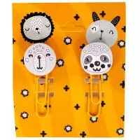 Закладка-скрепка, 2шт., "Каваи", 284464  - фото