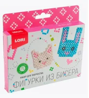 Набор для творчества Фигурка из бисера "Котенок, зайчонок" Бис-102  - фото