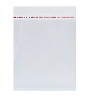 Пакет с клеевым клапаном 10*12+3 1/250 25мк, БОПП Прозрачный - фото