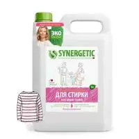 Средство для стирки белья Универсальное жидкое "Synergetic" 5,0л, арт. 109500  - фото
