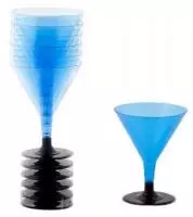 Фужер д/мартини 140мл синий 6шт Синий - фото
