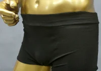 Трусы мужские процедурные размер 50-52, стретч, черный (1 шт.) Черный - фото