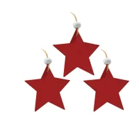 Украшение декоративное "Звезда" (3шт) арт. 007616  - фото