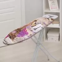 Чехол для гладильной доски Nika, 125×39 см, с поролоном, рисунок МИКС 798908  - фото