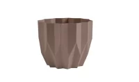 Кашпо "Геометрия" (3л.) Цв. Мокачино, (Арт. КШ-4574) Мокко - фото