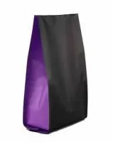 Пакет 115+70*250 метализир., пятишовный с гранями черн-сирен 1/50 00-00005062/00006945 Черный - фото