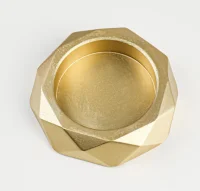 Подсвечник "Грани", 2,3х10 см, золото 6906428 Золотой - фото