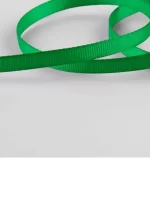 Лента репсовая, 6 мм, 23 ± 1 м, цвет зелёный №141, арт. 9894981 Зеленый - фото