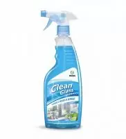 ГрассЧистящее средство "Clean Glass" блеск стекол и зеркал (голубая лагуна) 600мл, арт. 125247 УТ-МС005435 Голубой - фото