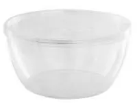 ТЦ50шт Комплект (Банка-плошка 0,36л 360/111 прозр +крышкаР111)  - фото