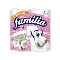 Туалетная бумага Фамилия Плюс Весенний цветок 2сл 4рул целлюлоза Белый - фото