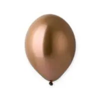 Шар латексный BELBAL (14''/36см) В 105/607 Хром Glossy Copper 1 шт (1) Золотой - фото
