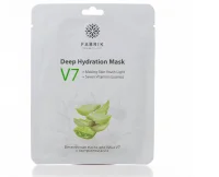 Маска тканевая д/лица Фабрик Косметик V7 АЛОЭ 30гр. *5*20  - фото
