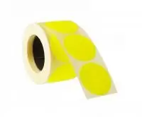 Наклейка Круг d59 желтый 1/300 Желтый - фото