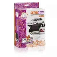 Сетка противомоскитная на дверь авто 113*61см HELP Черный - фото