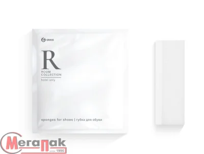 ГрассГубка для обуви "Room" (флоу-пак) 1шт, арт. HR-5008  - фото
