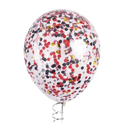 Конфетти купаж, Круг, фольга и тишью, Стильный микс, Металлик, 1 см, 50 г. Микс - фото