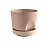 Кашпо "Тренд" (0,8л.) Цв. Фраппе, (Арт. КШ-4099) Коричневый - фото