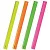Линейка 50 см пластик, СТАММ "Neon", непрозрачная, неоновая, ассорти, ЛН93, 210492  - фото