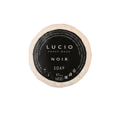 Мыло LUCIO Noir, 5шт Черный - фото