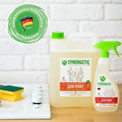 Гель для чистки кухонных плит "Synergetic" 1,0л, арт. 106100  - фото
