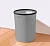 Мусорное ведро с прижимным кольцом Hausland серое 8л, арт. 468278156 Серый - фото