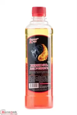 Жидкость для розжига 0,5л ИНЬ-ЯНЬ (двухцветная), ДС-134  - фото