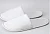 Тапочки Стандарт Флис (Закрытый комбинированный мыс, Эва 3мм, 42 размер), 1 пара, арт. НФ-00000008 Белый - фото