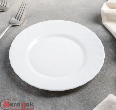 Тарелка десертная ТРИАНОН 19,5см, арт. N3647 Белый - фото