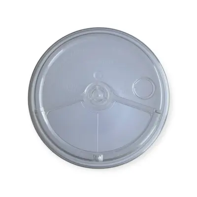 Комплект Стакан 500/90 ПП прозрачный + Крышка д/стакана Р90 прозрачная 10шт Прозрачный - фото