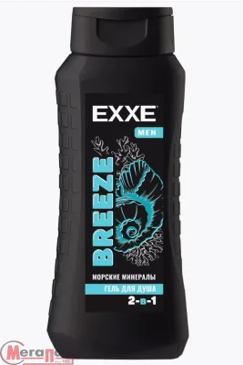 Гель для душа  мужской 2в1 EXXE MEN BREEZE "Морские минералы"  400 мл арт. С0007831  - фото