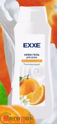 Крем-гель для душа EXXE Тонизирующий "Апельсин и пачули", 400 мл арт. С0007734  - фото