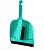 Набор Disco щетка-сметка с совком c кромкой аквамарин, арт. SV3855_1АКВ Аквамарин - фото