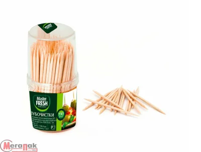 Зубочистки в баночке 1/190, Master FRESH, арт. С0007221, С0006180  - фото