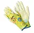 Перчатки полиэстер, полиуретан.покрытие "Для садовых работ" разноцв.микс цв 8(М) PR-PU055 1/12 (120)  - фото