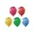 Набор шаров латексных Весёлая Затея (10"/25см)  Металлик 25см 10шт/уп Разноцветный - фото