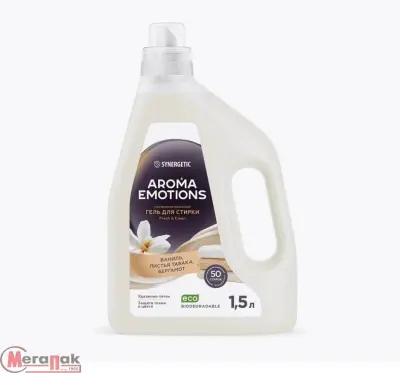 Гель для стирки 1,5л "Synergetic" FRESH&CLEAN (6), 109857  - фото