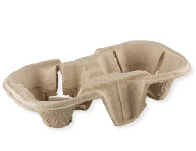 Держатель для 2-х стаканов 1/150 картон CUPHOLDER 2 ECONOM  - фото