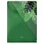 Папка-уголок для документов пластиковая арт. 49658/ 12 ЛИСТЬЯ (полипропилен, формат А4, 22x31 см, 3 отделение (-я), УФ-печать) Зеленый - фото