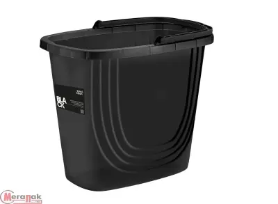 Ведро 10л  прямоугольное Spin&Clean Black, SC111710621 Черный - фото