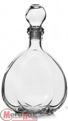 Бутылка из бесцветного стекла Ставрополь 0,5л Прозрачный - фото