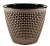 Кашпо "Ротанг" (1,6л.) Цв. Мокачино, (Арт. КШ-9712) Мокко - фото