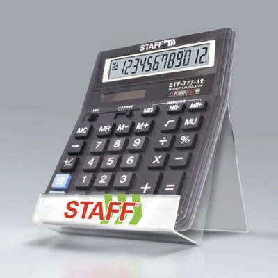 Подставка STAFF рекламная 150 мм Черный - фото