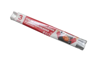 Рукав д/запекания 30см*3м "Perfetto" в т/у пленке с завязками Р-300 (60;50) Прозрачный - фото
