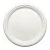 Тарелка эко круглая белая d26 1/50, арт. KS-P010 Белый - фото