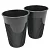 Стакан д/горячего 350мл ПП Черный 1/10 Д90  Черный - фото