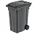 Бак для мусора 360л графитовый, с крышкой (20.806.98.PE;21.055.98.PE) Графитовый - фото