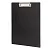 Доска-планшет STAFF с прижимом А4 (315х235 мм), пластик, 1 мм, черная, 229223 Черный - фото