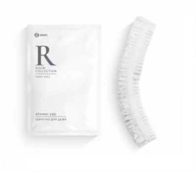 ГрассШапочка для душа "Room" (флоу-пак) 1/100, арт. HR-5019  - фото